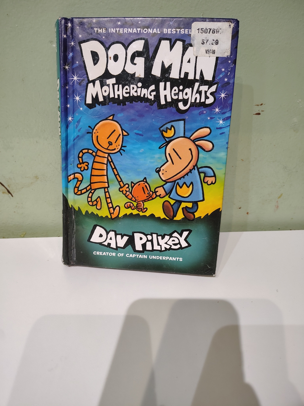 Dog Man Mothering Heights by Dav Pilkey Hardcover Children's Graphic Novel Book